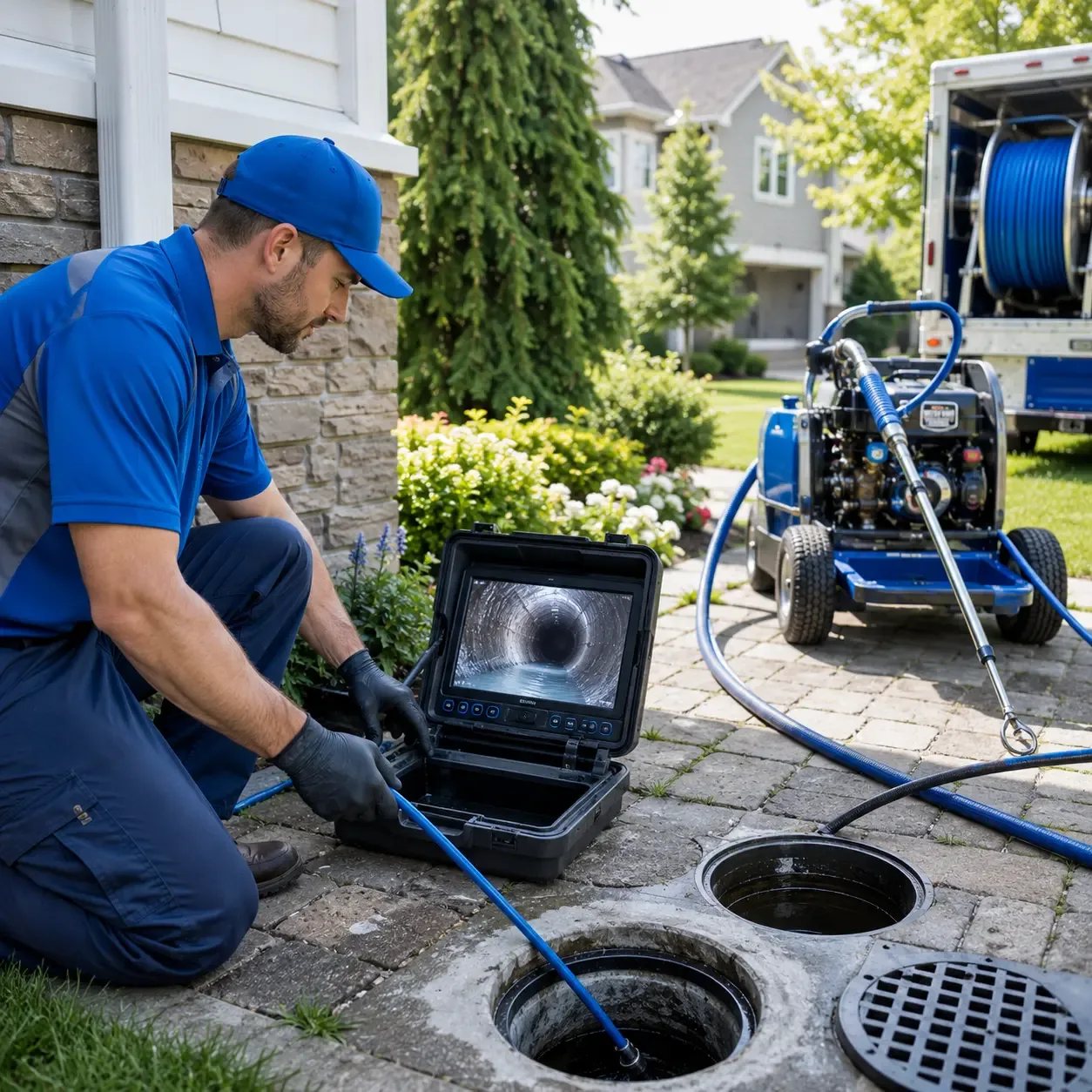Outdoor drain cleaning professionals serving Berea, OH